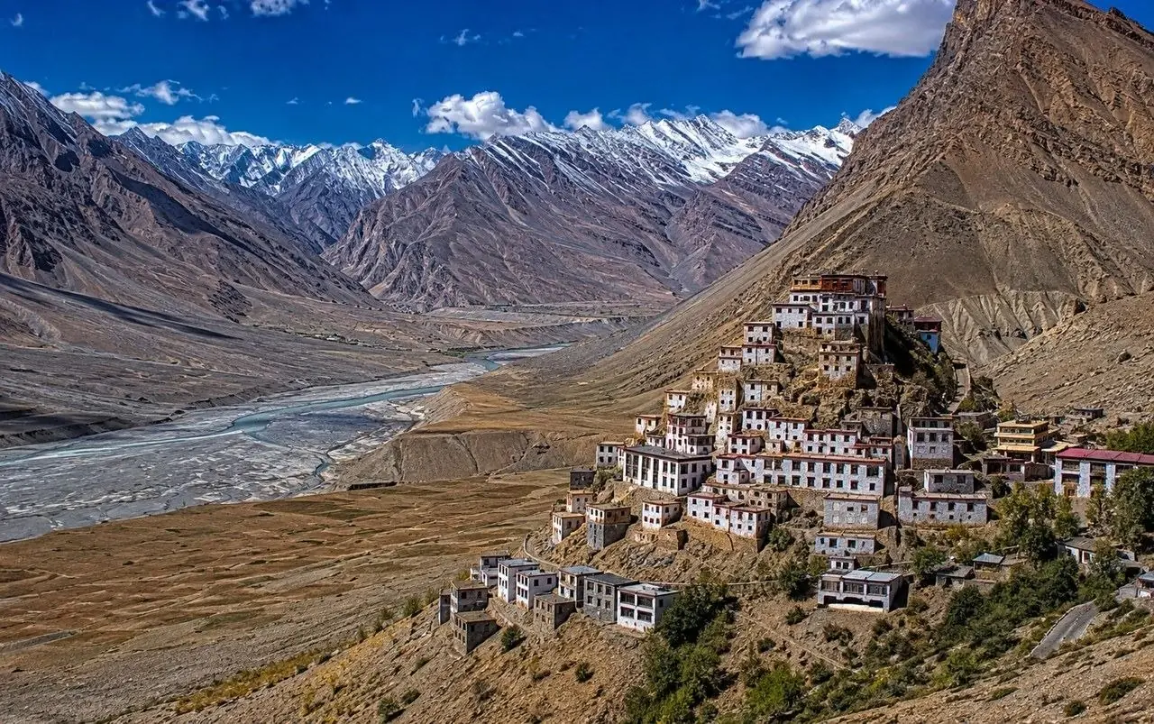Key Monastery above the Spiti river valley